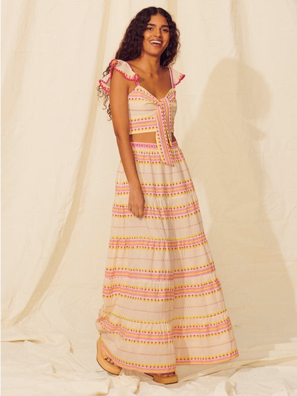 Saylor Casper Two-Piece Set Maxi Skirt Set